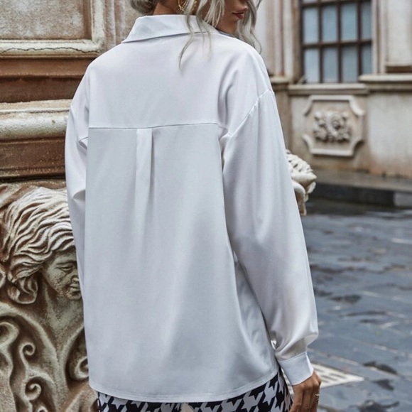 White Button Up - Picture 3 of 4